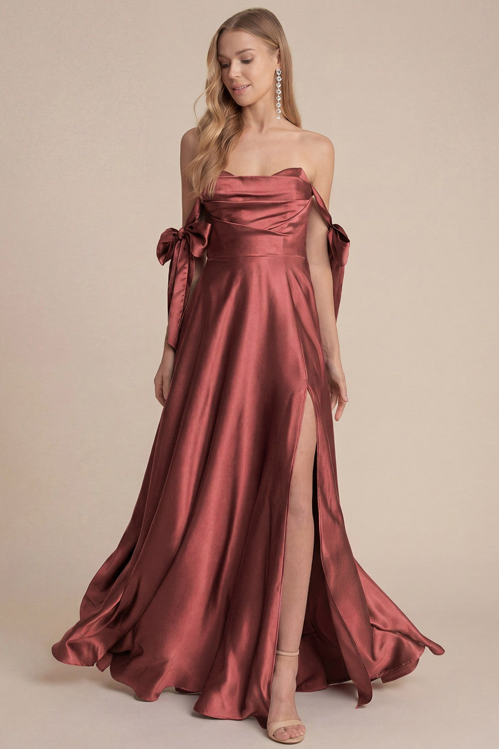 Dress Marsala