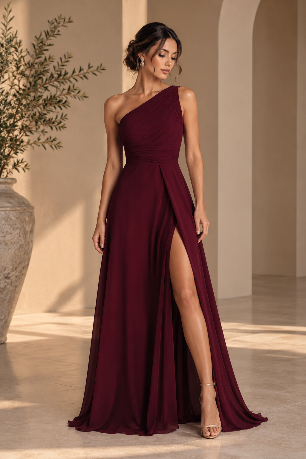 Dress Tracy Bordeaux